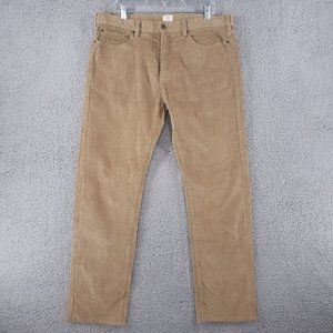 Dockers Mens Corduroy Khaki Chinos Pants Straight Size 36x32